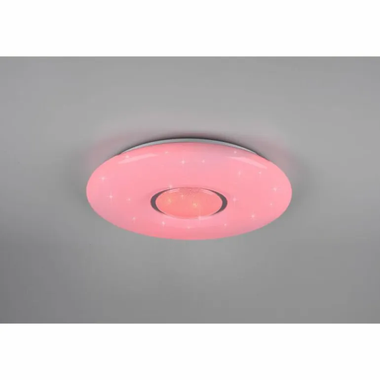 Plafonnier Reality Lia LED Blanc, 1 lumière, Changeur de couleurs