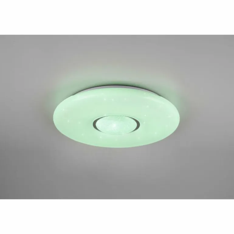 Plafonnier Reality Lia LED Blanc, 1 lumière, Changeur de couleurs
