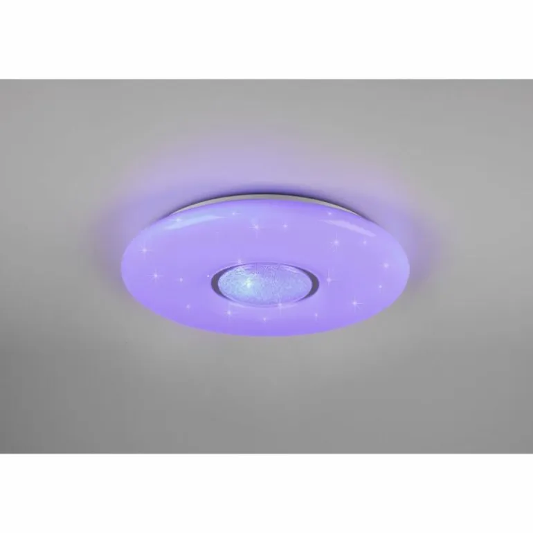 Plafonnier Reality Lia LED Blanc, 1 lumière, Changeur de couleurs