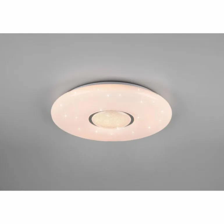Plafonnier Reality Lia LED Blanc, 1 lumière, Changeur de couleurs