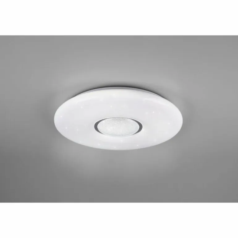 Plafonnier Reality Lia LED Blanc, 1 lumière, Changeur de couleurs