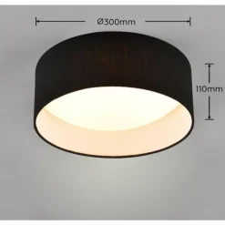Luminaires Reality Éclairage Led|Plafonnier Reality LOCARNO LED Blanc, 1 lumière