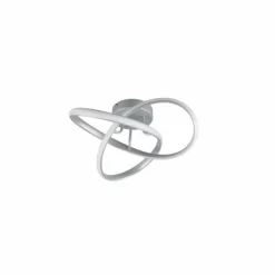 Luminaires Reality Éclairage Led|Plafonnier Reality MEO LED Titane, 1 lumière
