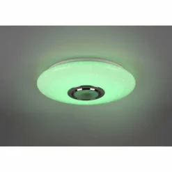 Luminaires Reality Éclairage Led|Plafonnier Reality Musica LED Blanc, 2 lumières, Télécommandes, Changeur de couleurs
