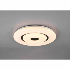 Plafonnier Reality Rana LED Noir, Blanc, 1 lumière, Télécommandes, Changeur de couleurs