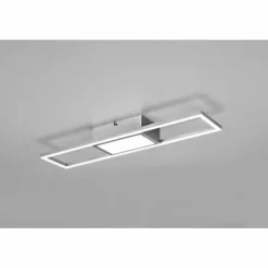 Luminaires Reality Éclairage Led|Plafonnier Reality Rigido LED Nickel mat, 1 lumière, Télécommandes