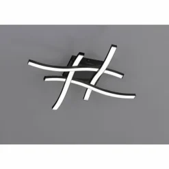 Luminaires Reality Éclairage Led|Plafonnier Reality Route LED Noir, 4 lumières