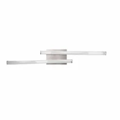 Luminaires Reality Éclairage Led|Plafonnier Reality Route LED Nickel mat, 2 lumières