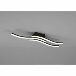 Luminaires Reality Éclairage Led|Plafonnier Reality Route LED Noir, 3 lumières