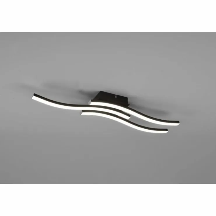 Luminaires Reality Éclairage Led|Plafonnier Reality Route LED Noir, 3 lumières