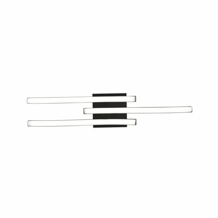 Luminaires Reality Éclairage Led|Plafonnier Reality Route LED Noir, 3 lumières