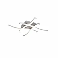 Luminaires Reality Éclairage Led|Plafonnier Reality Route LED Nickel mat, 4 lumières