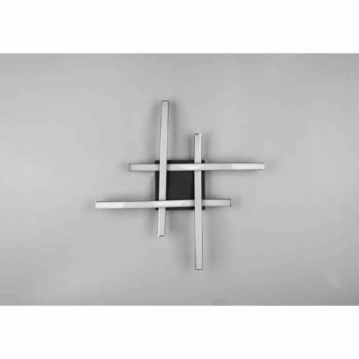 Luminaires Reality Éclairage Led|Plafonnier Reality Route LED Noir, 4 lumières