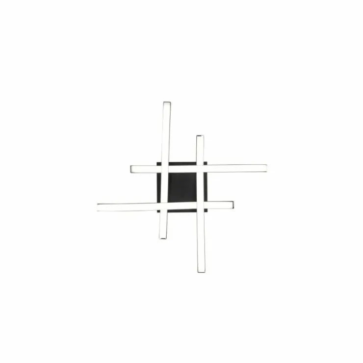 Luminaires Reality Éclairage Led|Plafonnier Reality Route LED Noir, 4 lumières