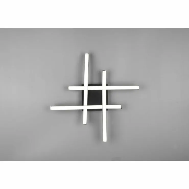 Luminaires Reality Éclairage Led|Plafonnier Reality Route LED Noir, 4 lumières
