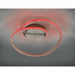 Luminaires Reality Éclairage Led|Plafonnier Reality Rubin LED Aluminium, 1 lumière, Télécommandes, Changeur de couleurs
