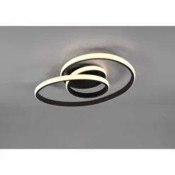 Luminaires Reality Éclairage Led|Plafonnier Reality Sansa LED Noir, 1 lumière