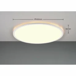 Luminaires Reality Éclairage Led|Plafonnier Reality SCOTT LED Blanc, 1 lumière, Télécommandes