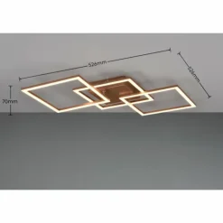 Luminaires Reality Éclairage Led|Plafonnier Reality Trail LED Brun, 1 lumière