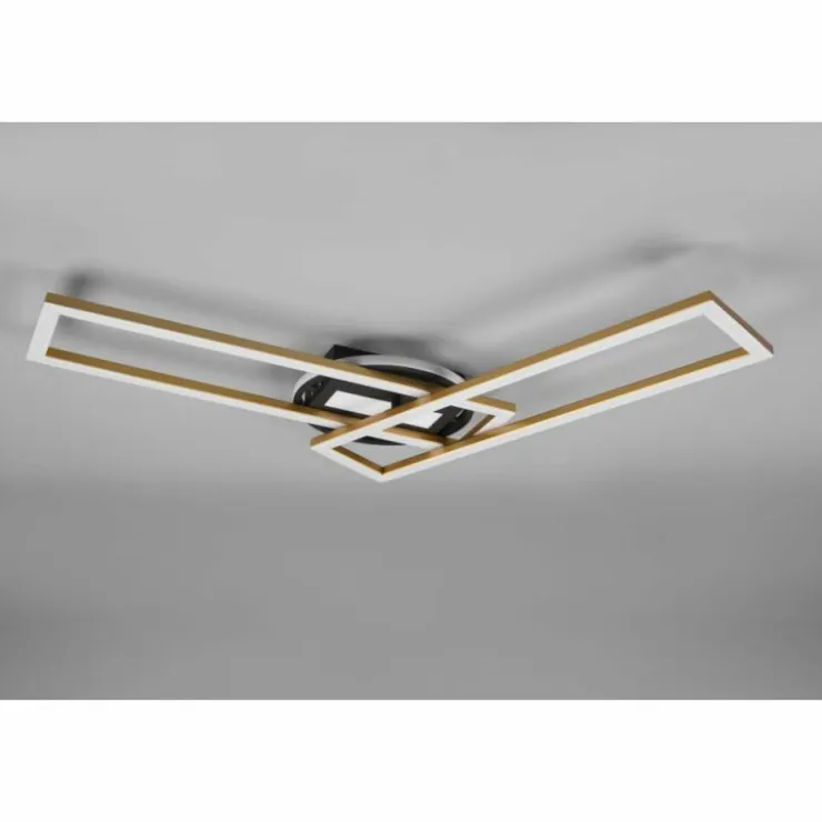 Luminaires Reality Éclairage Led|Plafonnier Reality Twister LED Laiton, 1 lumière, Télécommandes