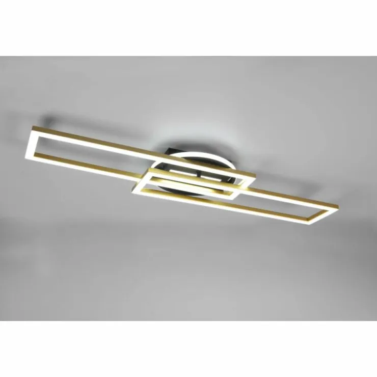 Luminaires Reality Éclairage Led|Plafonnier Reality Twister LED Laiton, 1 lumière, Télécommandes