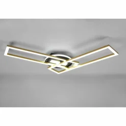 Luminaires Reality Éclairage Led|Plafonnier Reality Twister LED Laiton, 1 lumière, Télécommandes