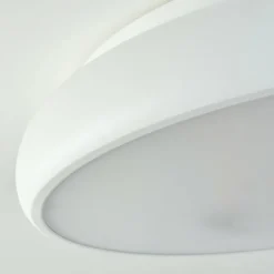 Plafonnier Rhone LED Blanc, 1 lumière, Changeur de couleurs