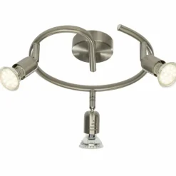 Luminaires Brilliant Éclairage Led|Plafonnier rond à spots Brilliant Loona LED Fer, 3 lumières