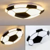hofstein Éclairage Led|Plafonnier Sakka LED Noir, Blanc, 1 lumière