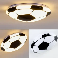 hofstein Éclairage Led|Plafonnier Sakka LED Noir, Blanc, 1 lumière
