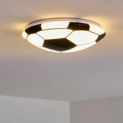 hofstein Éclairage Led|Plafonnier Sakka LED Noir, Blanc, 1 lumière