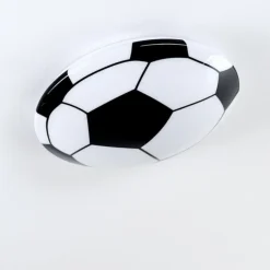 hofstein Éclairage Led|Plafonnier Sakka LED Noir, Blanc, 1 lumière