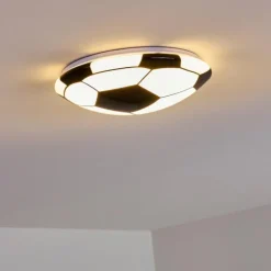hofstein Éclairage Led|Plafonnier Sakka LED Noir, Blanc, 1 lumière