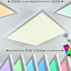 Plafonnier Salmi LED Blanc, 1 lumière, Télécommandes, Changeur de couleurs