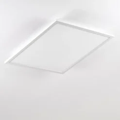 Plafonnier Salmi LED Blanc, 1 lumière, Télécommandes, Changeur de couleurs