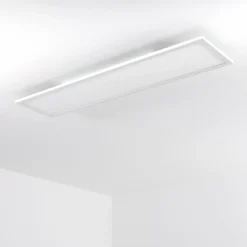 Plafonnier Salmi LED Blanc, 1 lumière, Télécommandes, Changeur de couleurs