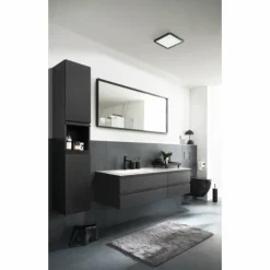 SCHÖNER WOHNEN-Kollektion Éclairage Led|Plafonnier Flat LED Noir, Blanc, 1 lumière