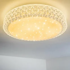 hofstein Éclairage Led|Plafonnier Soppero LED Blanc, 1 lumière