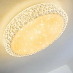 hofstein Éclairage Led|Plafonnier Soppero LED Blanc, 1 lumière
