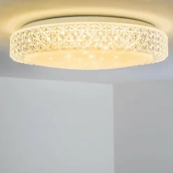 hofstein Éclairage Led|Plafonnier Soppero LED Blanc, 1 lumière
