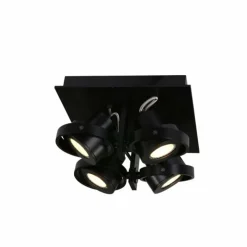 Luminaires Steinhauer Plafonniers|Plafonnier Steinhauer MEXLITE Noir, 4 lumières