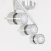 Luminaires Steinhauer Éclairage Led|Plafonnier Steinhauer Natasja LED Acier inoxydable, 3 lumières