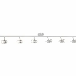 Luminaires Steinhauer Éclairage Led|Plafonnier Steinhauer Natasja LED Acier inoxydable, 6 lumières