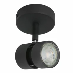 Luminaires Steinhauer Éclairage Led|Plafonnier Steinhauer Natasja LED Noir, 1 lumière