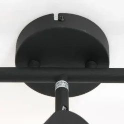 Luminaires Steinhauer Éclairage Led|Plafonnier Steinhauer Natasja LED Noir, 3 lumières