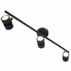 Luminaires Steinhauer Éclairage Led|Plafonnier Steinhauer Natasja LED Noir, 3 lumières