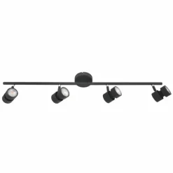 Luminaires Steinhauer Éclairage Led|Plafonnier Steinhauer Natasja LED Noir, 4 lumières