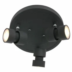 Luminaires Steinhauer Éclairage Led|Plafonnier Steinhauer Natasja LED Noir, 3 lumières