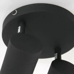 Luminaires Steinhauer Éclairage Led|Plafonnier Steinhauer Upround LED Noir, 2 lumières