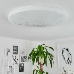 Plafonnier Sweet LED Blanc, 1 lumière, Télécommandes